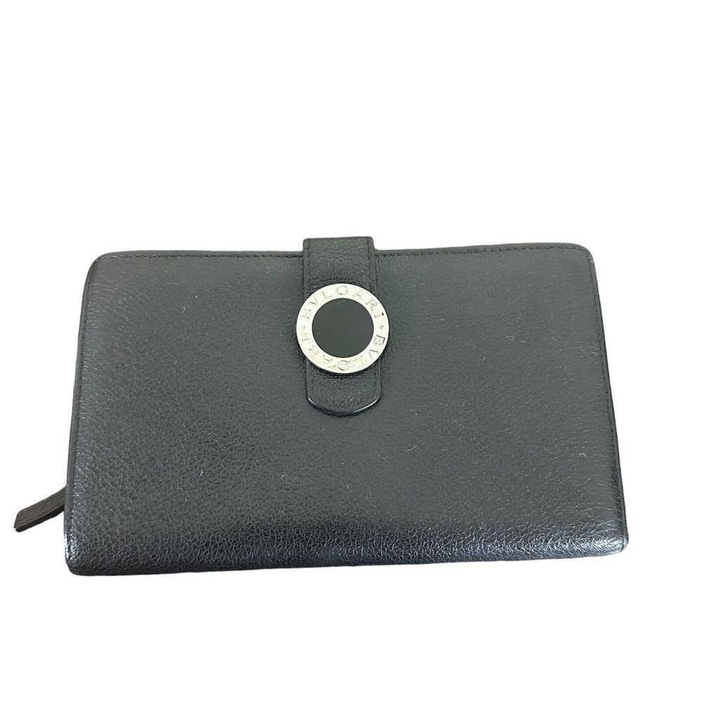 BVLGARI‎ B Zero Bifold Wallet Black Leather